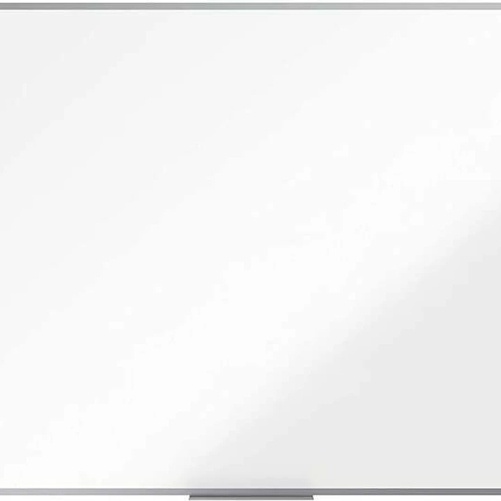 Nobo Essence Pizarra de Melamina 1500x1000mm - Marco de Aluminio Anodizado - Bandeja para Rotuladores - Color Blanco 1