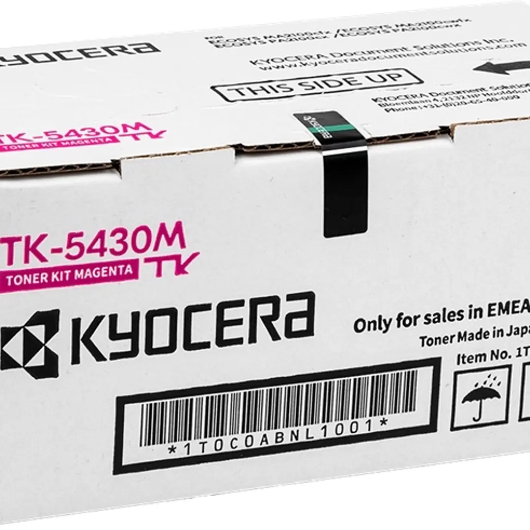 Kyocera TK5430 Magenta Cartucho de Toner Original - 1T0C0ABNL1/TK5430M 1