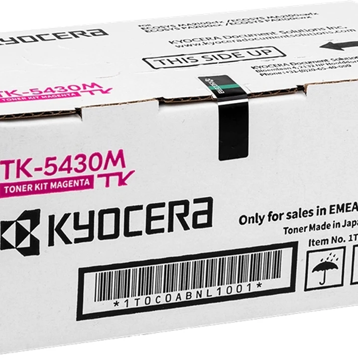 Kyocera TK5430 Magenta Cartucho de Toner Original - 1T0C0ABNL1/TK5430M 1