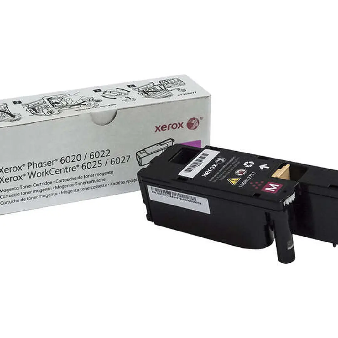 Xerox Phaser 6020/6022 Magenta Cartucho de Toner Original - 106R02757 1