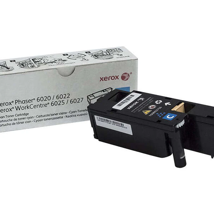 Xerox Phaser 6020/6022 Cyan Cartucho de Toner Original - 106R02756 1