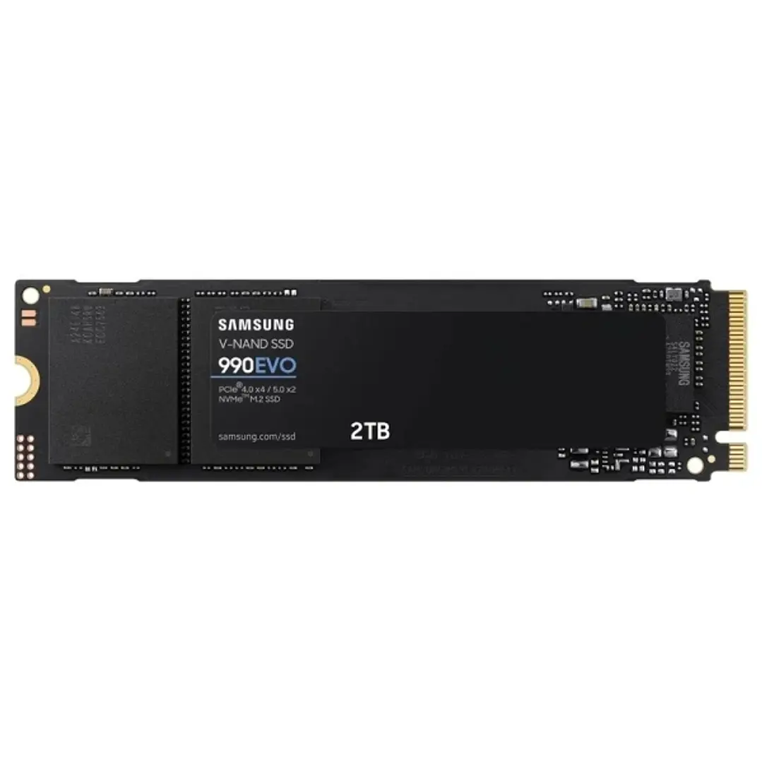 Samsung 990 EVO Disco Duro Solido SSD 2TB M.2 PCIe 4.0 x4, 5.0 x2 NVMe 2.0 1