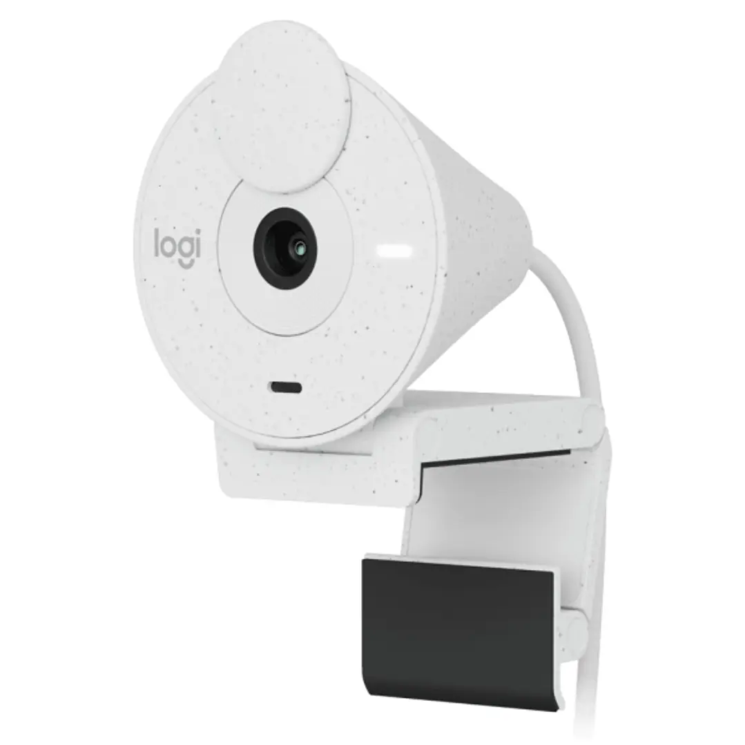 Logitech Brio 300 Webcam Full HD - 2 Megapixeles - Campo Visual 70º - Color Blanco Crudo 1