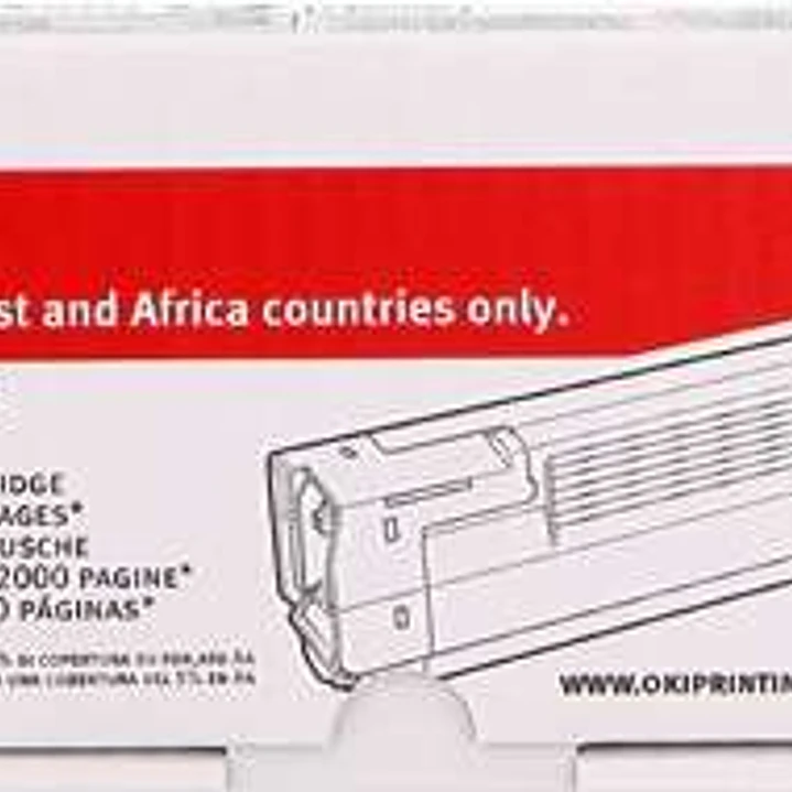 OKI C5650/C5750 Amarillo Cartucho de Toner Original - 43872305 1