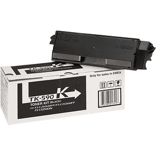 Kyocera TK590 Negro Cartucho de Toner Original - 1T02KV0NL0/TK590K