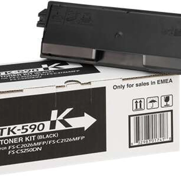 Kyocera TK590 Negro Cartucho de Toner Original - 1T02KV0NL0/TK590K 1