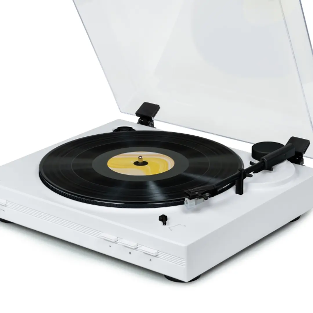 Thomson TT351 Giradiscos Preamplificado - Funcion Parada Automatica - Color Blanco 1