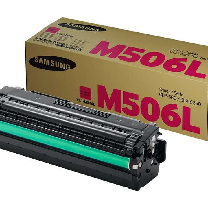 Samsung CLP680/CLX6260 Magenta Cartucho de Toner Original - CLT-M506L/SU305A 1