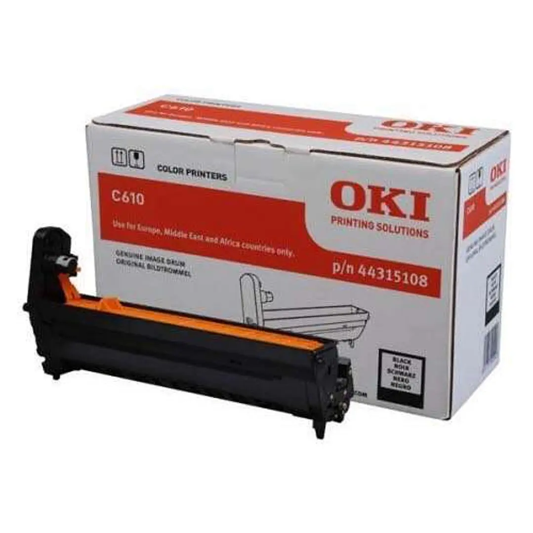 OKI C610 Negro Tambor de Imagen Original - 44315108 (Drum) 1