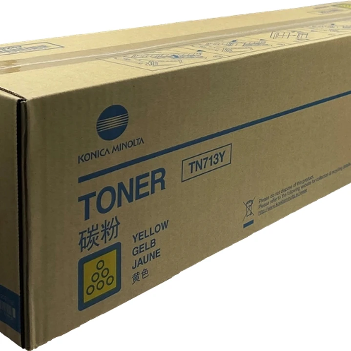 Konica Minolta TN713Y Amarillo Cartucho de Toner Original - TN713Y/A9K8250 1