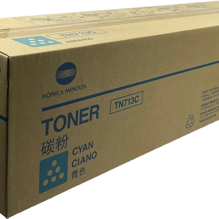 Konica Minolta TN713C Cyan Cartucho de Toner Original - TN713C/A9K8450 1