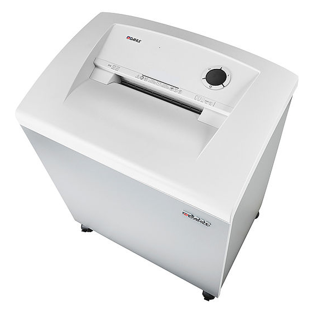 Dahle 514 Destructora de Papel Manual Corte en Particulas P-5 - Destruye hasta 19 Hojas - Capacidad de la Papelera 140L - Ruedas Giratorias - Color Gr 1