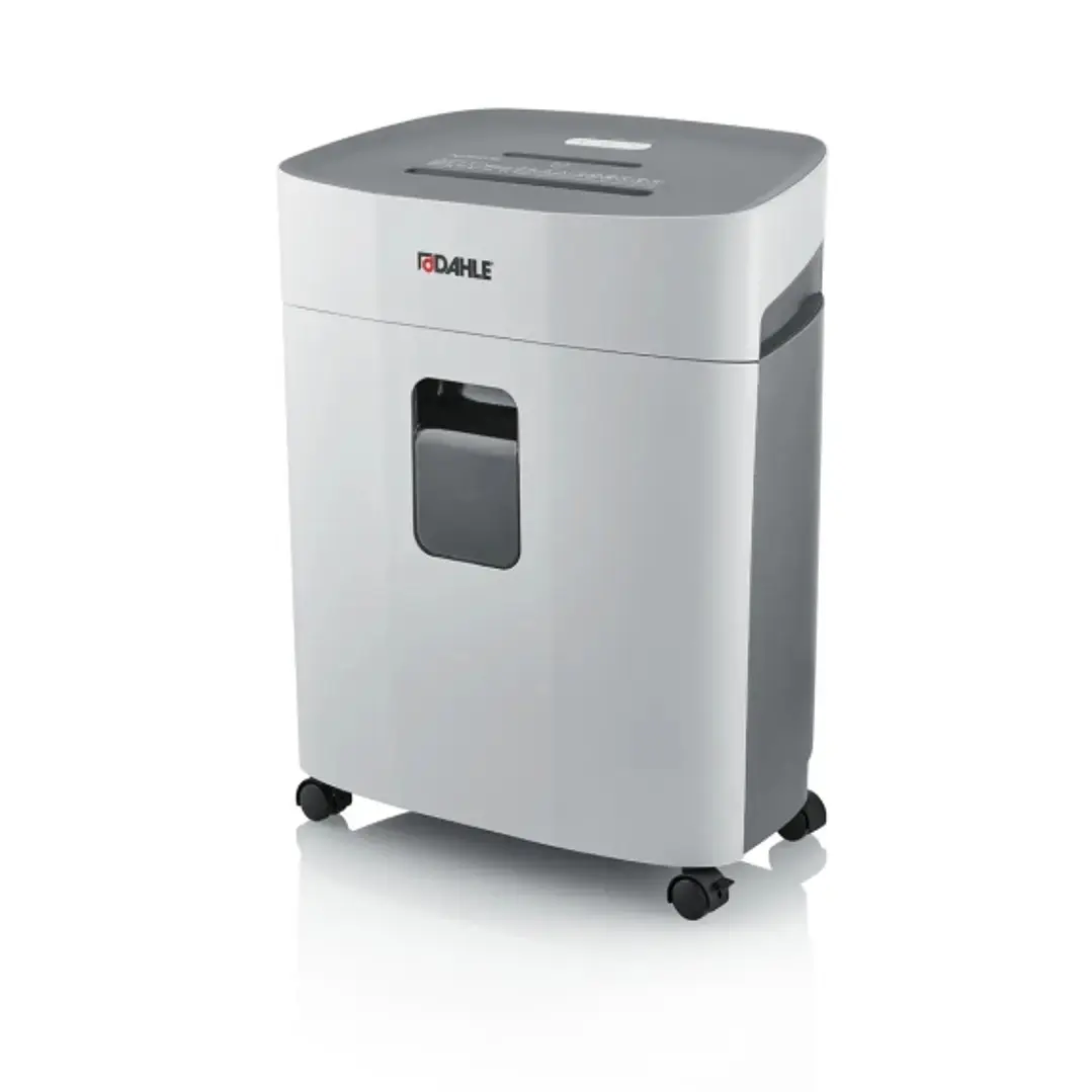 Dahle PaperSAFE 260 Destructora de Papel Manual Corte en Particulas P-4 - Destruye hasta 12 Hojas - Papelera de 25L - Con Ruedas - Apta para Papel, Ta 1