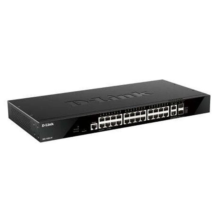 D-Link Switch Gestionado 24 Puertos GIGA + 2 Puertos 10G + 2 Puertos SFP 1