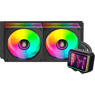 Mars Gaming ML-VISIONII240 Kit de Refrigeracion Liquida - Potencia 500W - Pantalla IPS 2.8