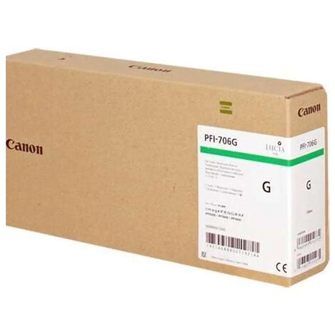 Canon PFI706 Verde Cartucho de Tinta Original - 6688B001 1
