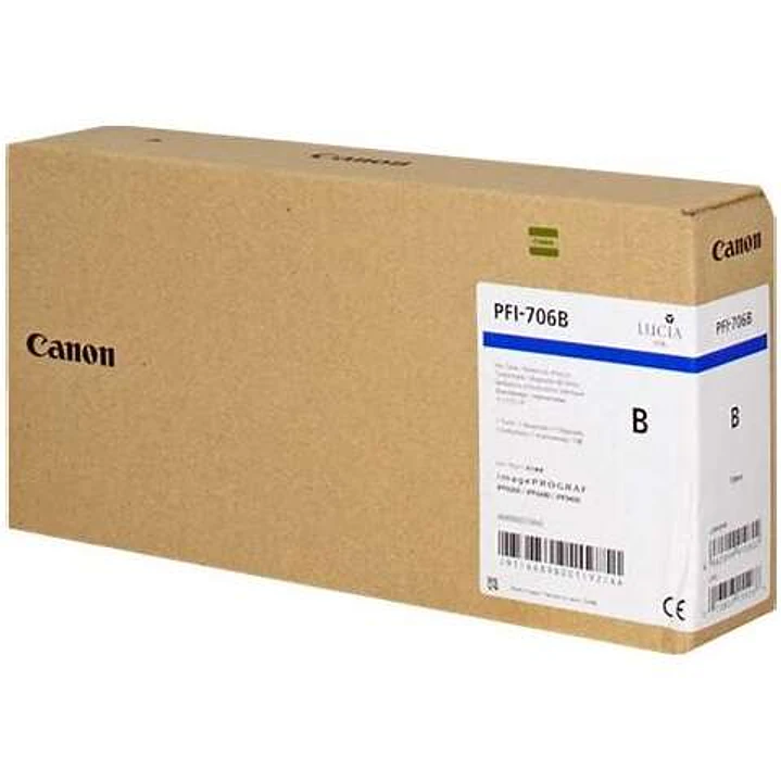 Canon PFI706 Blue Cartucho de Tinta Original - 6689B001 1
