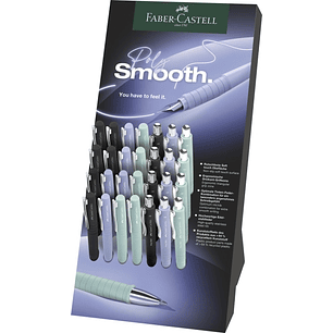 Faber-Castell Poly Expositor con 12 Boligrafos Poly Ball y 16 Plumas Estilograficas Poly Pen - Clip de Metal - Colores Surtidos