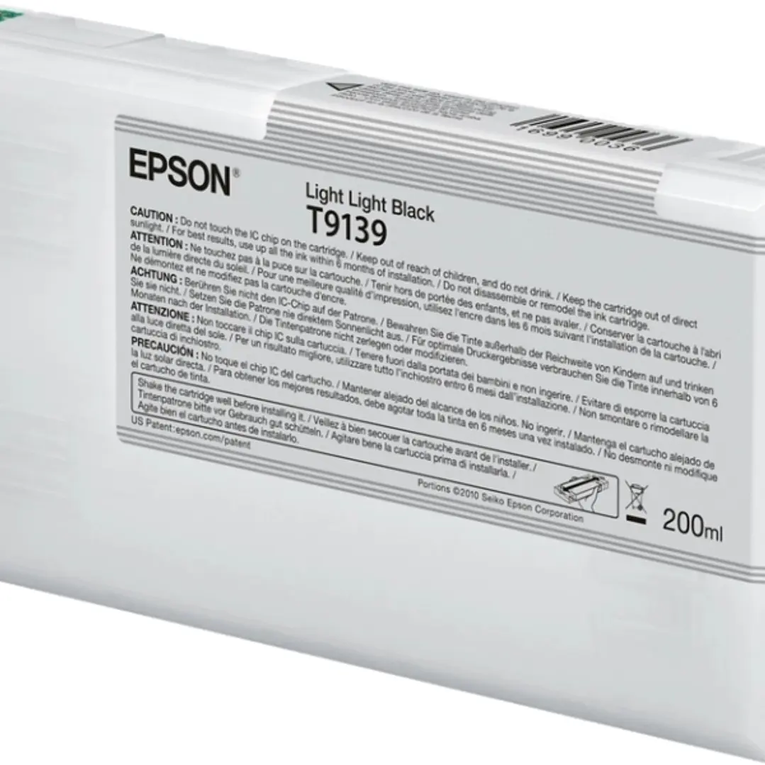 Epson T9139 Negro Light Light Cartucho de Tinta Original - C13T913900 1