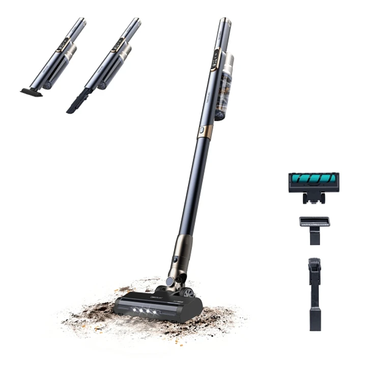 Cecotec Scoba 3000 Aspirador de Escoba Vertical - 210W - Autonomia 40min - Succion 20kPa - Incluye Accesorios - Ultraligero - Modos Eco y Turbo - Colo 1