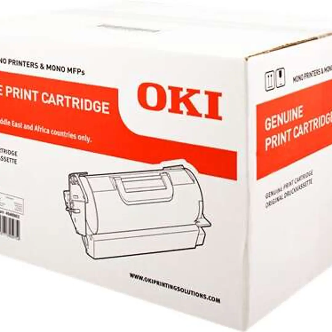 OKI B721/B731/MB760/MB770 Negro Cartucho de Toner Original - 45488802 1