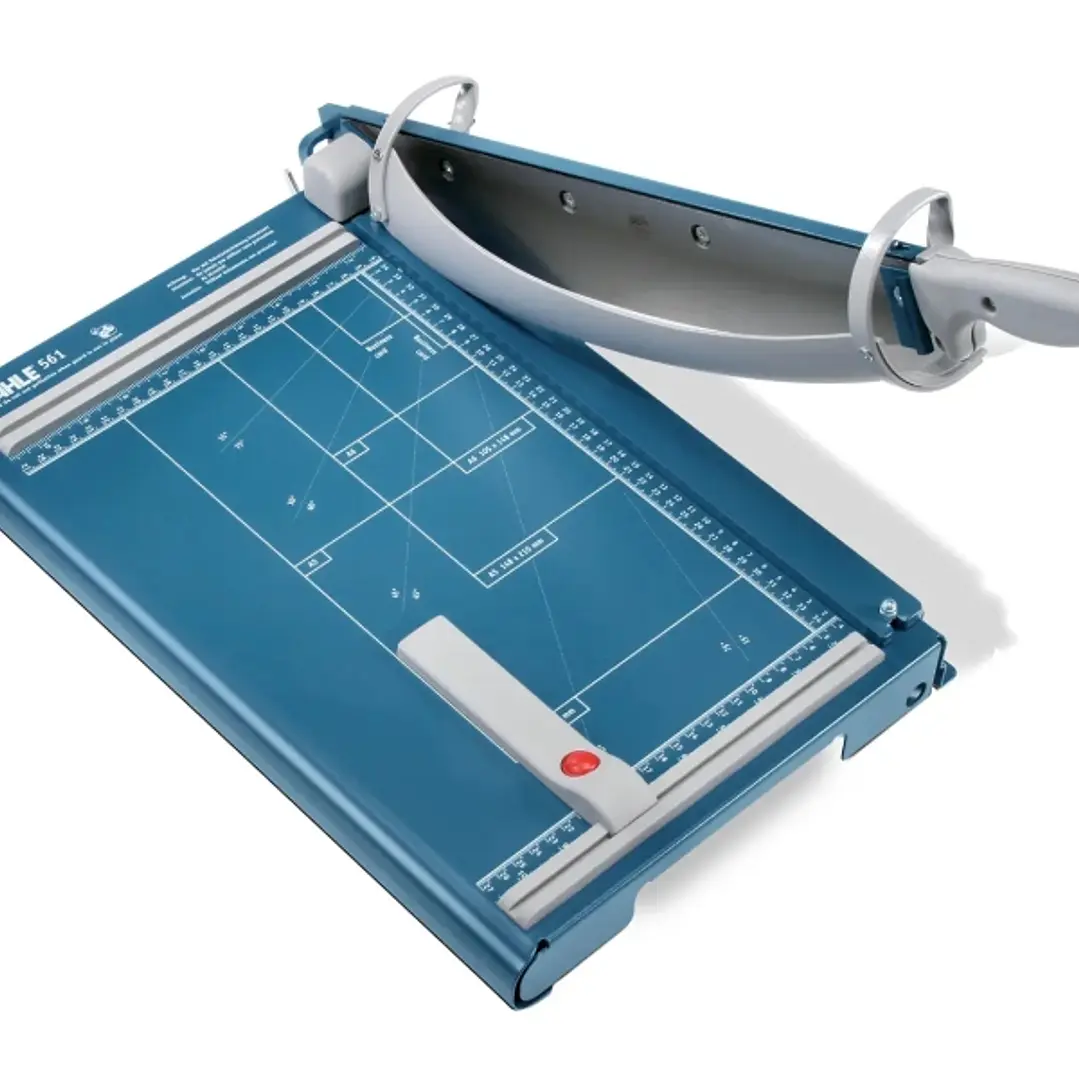 Dahle 561 Cizalla Profesional de Palanca Formato A4 - Capacidad 35 Hojas - Cuchilla de Acero de Solingen - Sistema Automatico de Seguridad 1