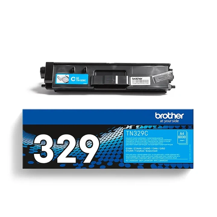 Brother TN329 Cyan Cartucho de Toner Original - TN329C 1