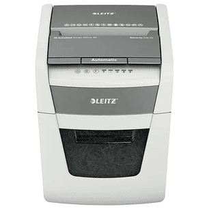Leitz IQ Autofeed 50X P4 Destructora Automatica de Papel Corte en Particulas P-4 - Autoalimentacion 50 Hojas, Manual 6 Hojas - Papelera de 20L - Color