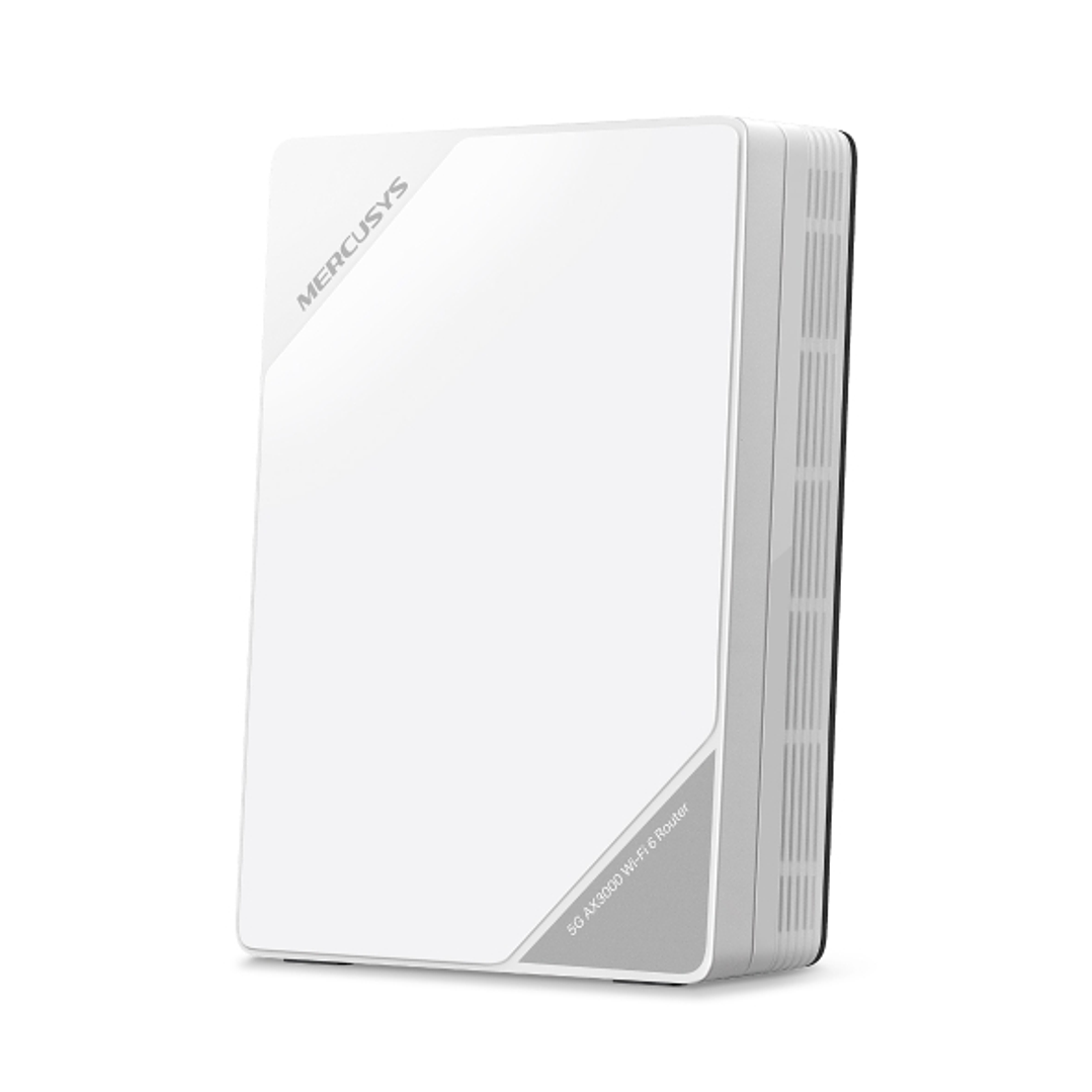 Mercusys MB520 Router 5G Wi Fi 6 AX3000 - Velocidad Hasta 4.67 Gbps - Conexion hasta 256 Dispositivos - Puerto 2.5 Gbps WAN LAN - Color Blanco 1