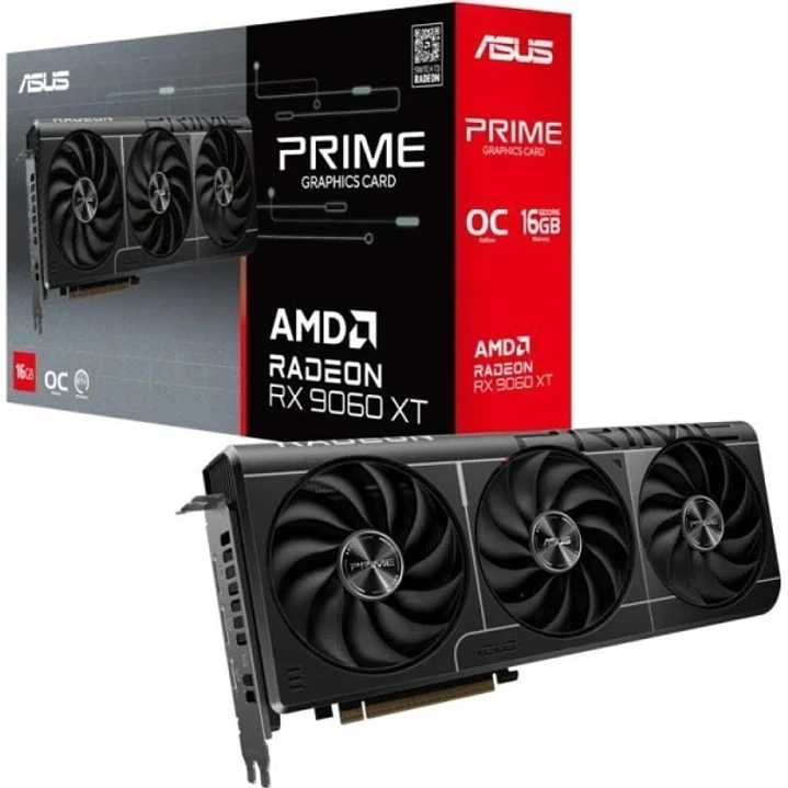 Asus PRIME AMD Radeon RX 9060 XT OC Tarjeta Grafica 16GB GDDR6 FSR 4 1