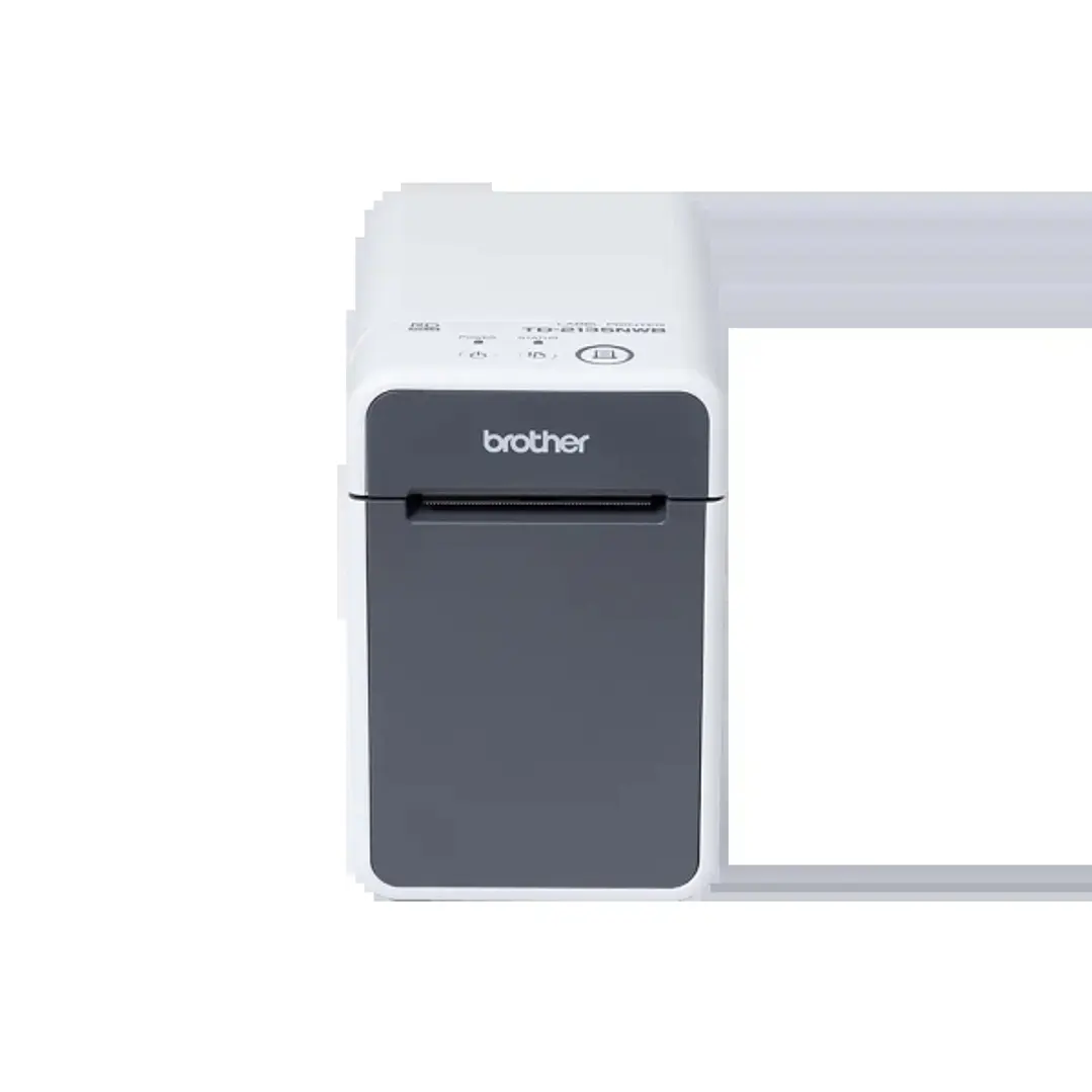 Brother TD2135NWB Impresora Termica de Etiquetas WiFi, USB, LAN - Resolucion 300ppp - Velocidad 152,4mms - Color Blanco/Gris 1