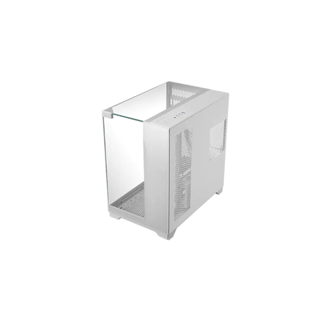 Mars Gaming MC-VISION Caja Torre ATX - Soporte para Refrigeracion Liquida - Triple Cristal Templado - Doble Camara - 7 Ranuras de Expansion - 442x421x 1