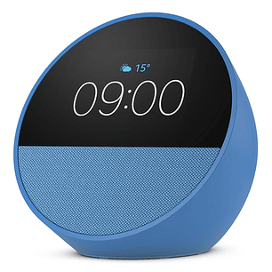 Amazon Echo Spot Altavoz y Despertador Inteligente - Sonido Potente e Intenso - Alexa - Color Azul