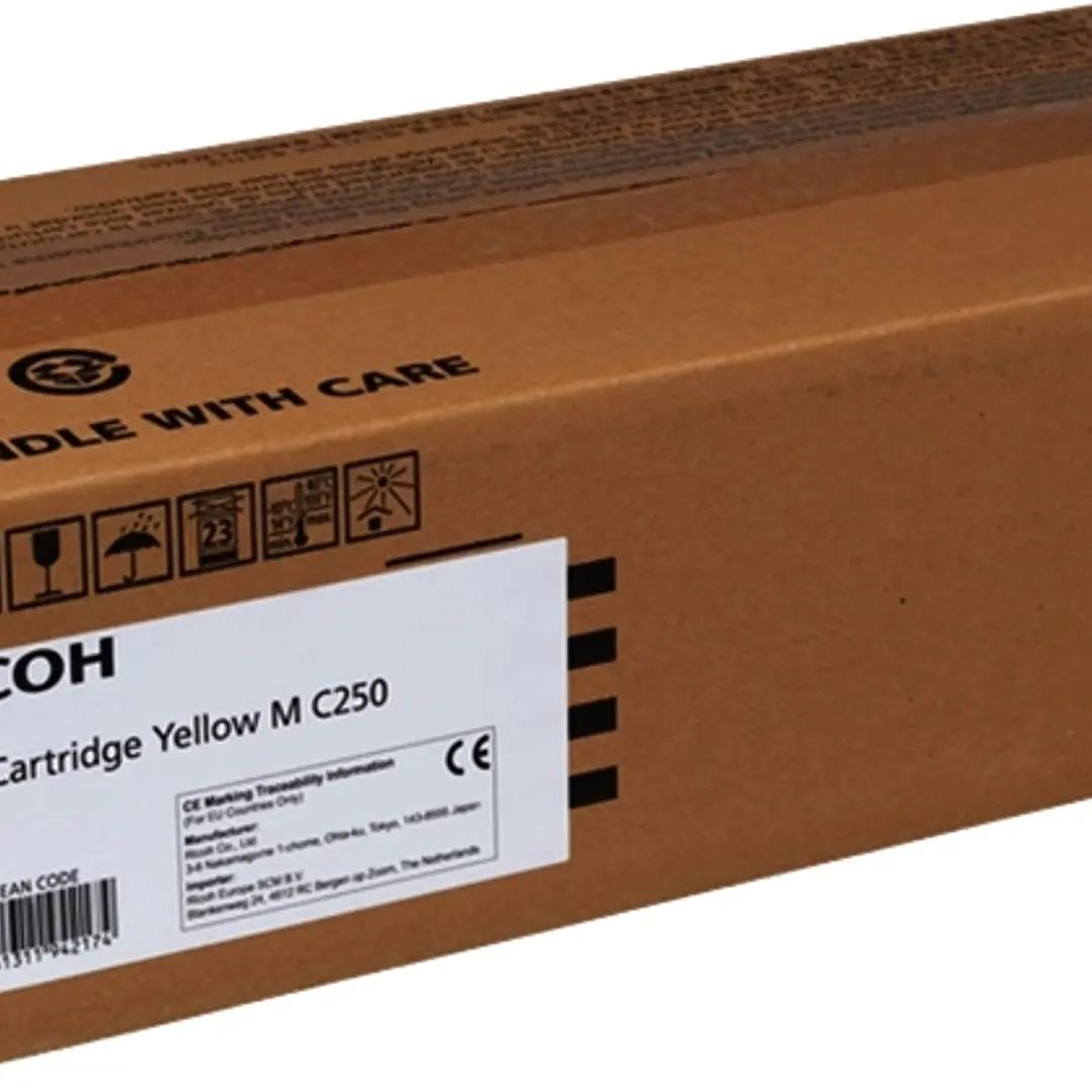 Ricoh MC250/PC300/PC301/PC302 Amarillo Cartucho de Toner Original - 408355/M C250Y 1