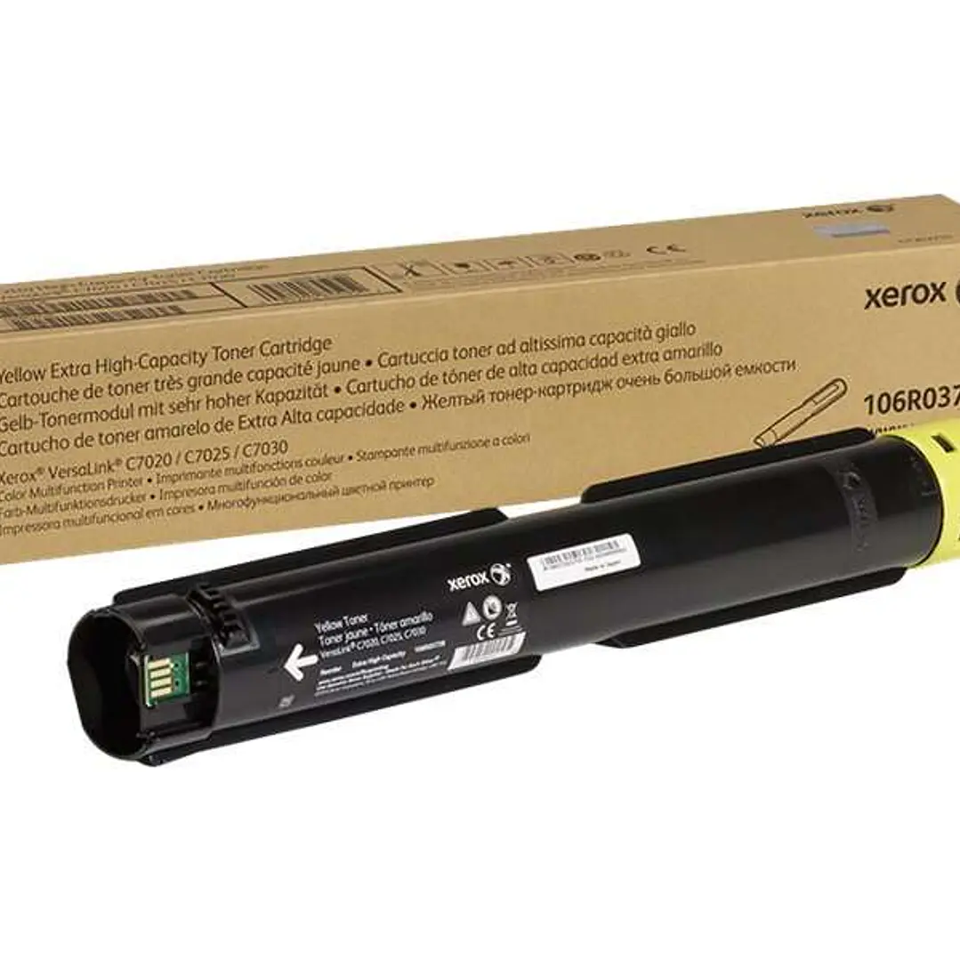 Xerox VersaLink C7020/C7025/C7030 Amarillo Cartucho de Toner Original - 106R03738 1