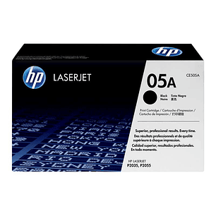 HP CE505A Negro Cartucho de Toner Original - 05A