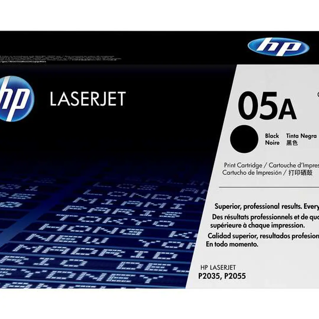 HP CE505A Negro Cartucho de Toner Original - 05A 1
