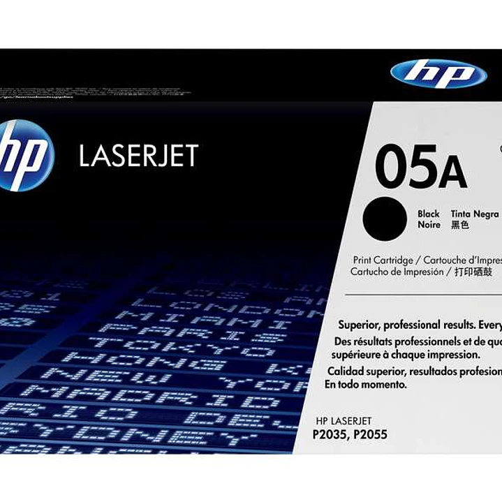 HP CE505A Negro Cartucho de Toner Original - 05A 1