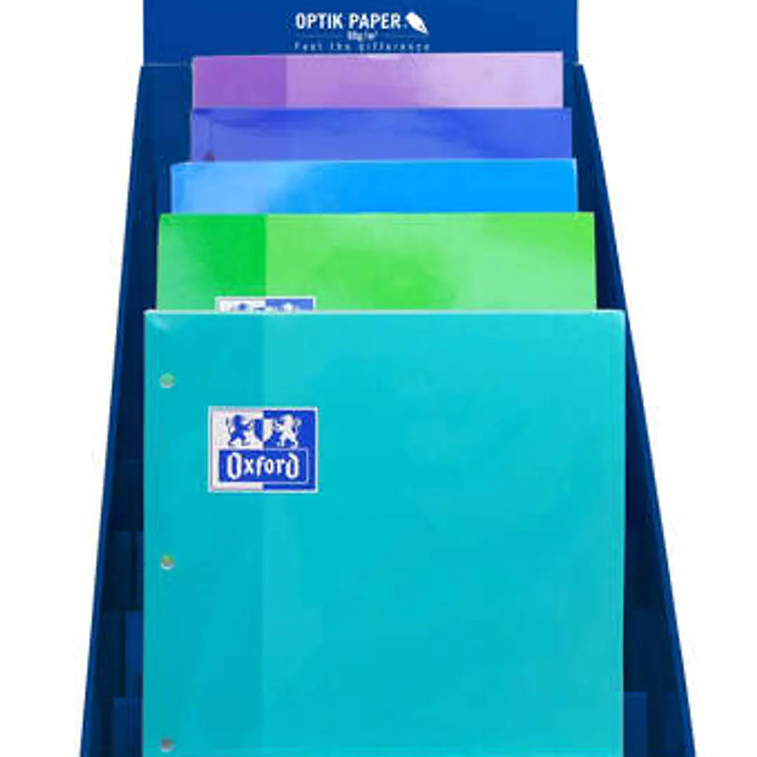 Oxford School Recambio Color1 - Encolado 5x5 - Colores Frios - Ideal para Estudiantes 1