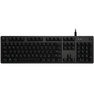 Logitech G512 Teclado Mecanico Gaming USB - Teclas Mecanicas GX Brown - Iluminacion RGB Lightsync - Superficies de Metal - Cable de 1.80cm - Color Neg