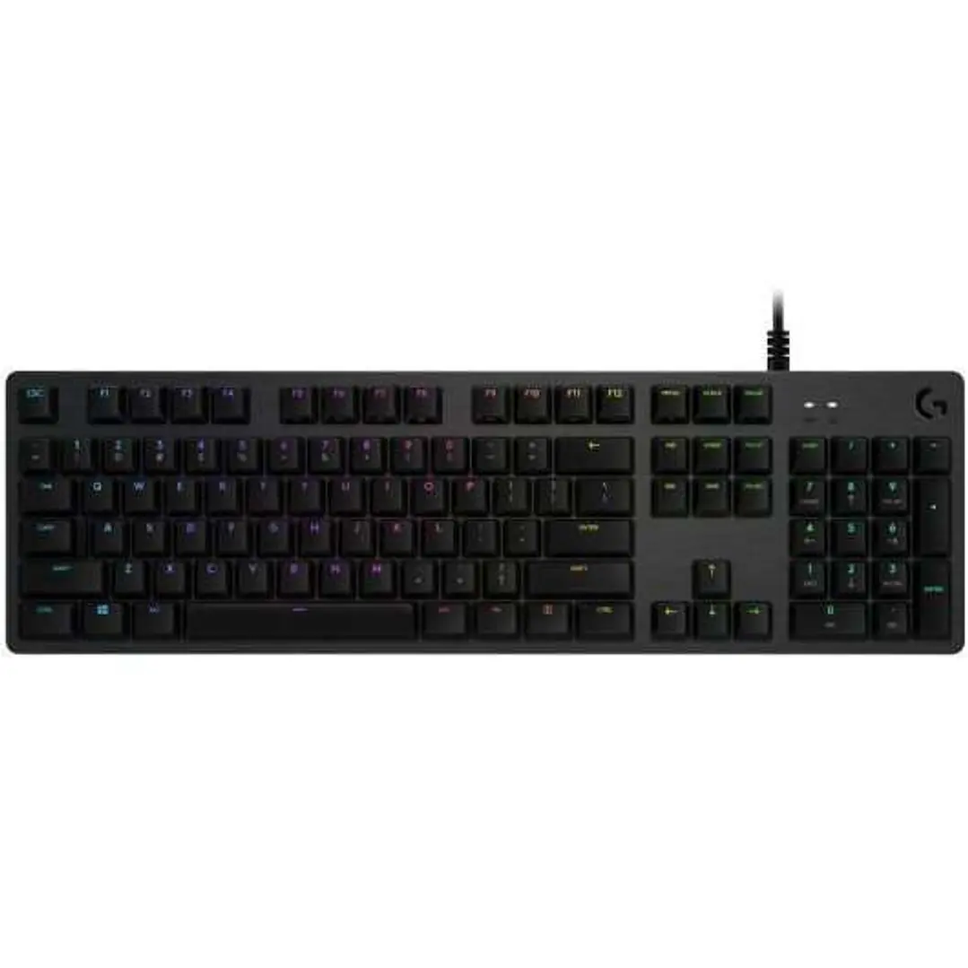 Logitech G512 Teclado Mecanico Gaming USB - Teclas Mecanicas GX Brown - Iluminacion RGB Lightsync - Superficies de Metal - Cable de 1.80cm - Color Neg 1