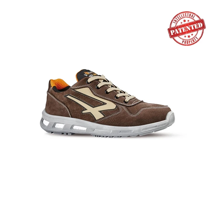 Upower Spyke S ESD Calzado de Seguridad Bajos - Talla 41 - Cuero Nubuck Resistente, Puntera de Aluminio, Hidrofugos, Antiarrugas, Antideslizantes, Sue 1