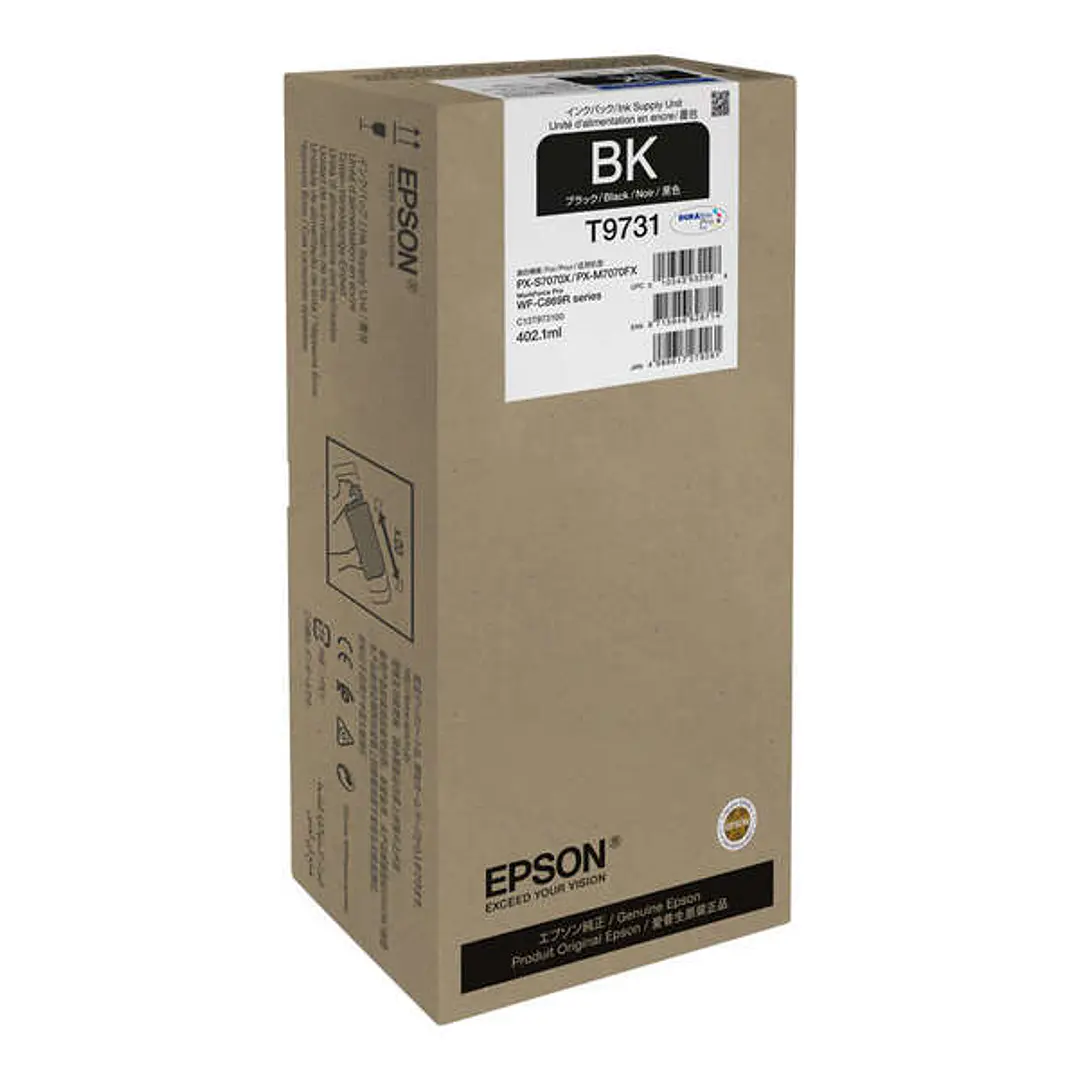 Epson T9731 Negro Cartucho de Tinta Original - C13T973100 1
