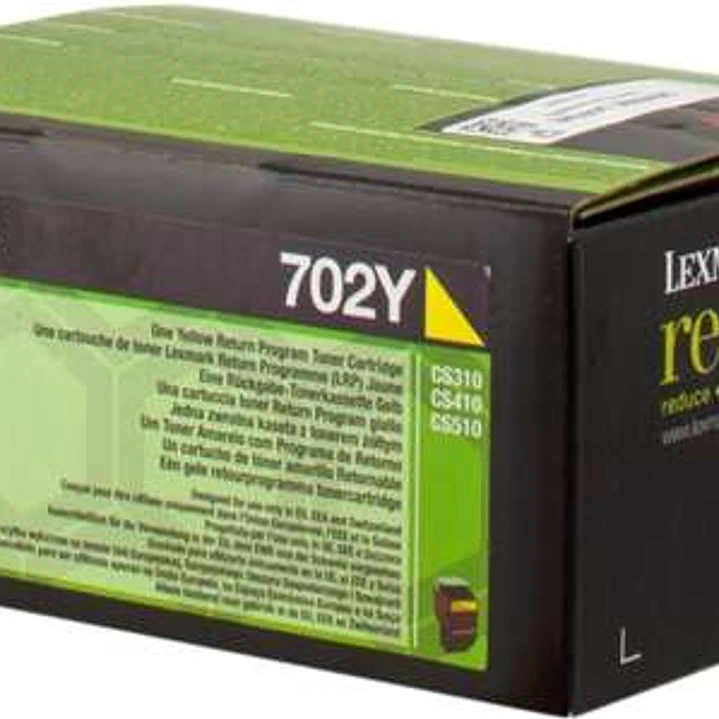 Lexmark CS310/CS410/CS510 Amarillo Cartucho de Toner Original - 70C20Y0/70C20YE/702Y 1