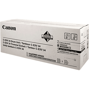 Canon CEXV34 Negro Tambor de Imagen Original - 3786B003 (Drum)