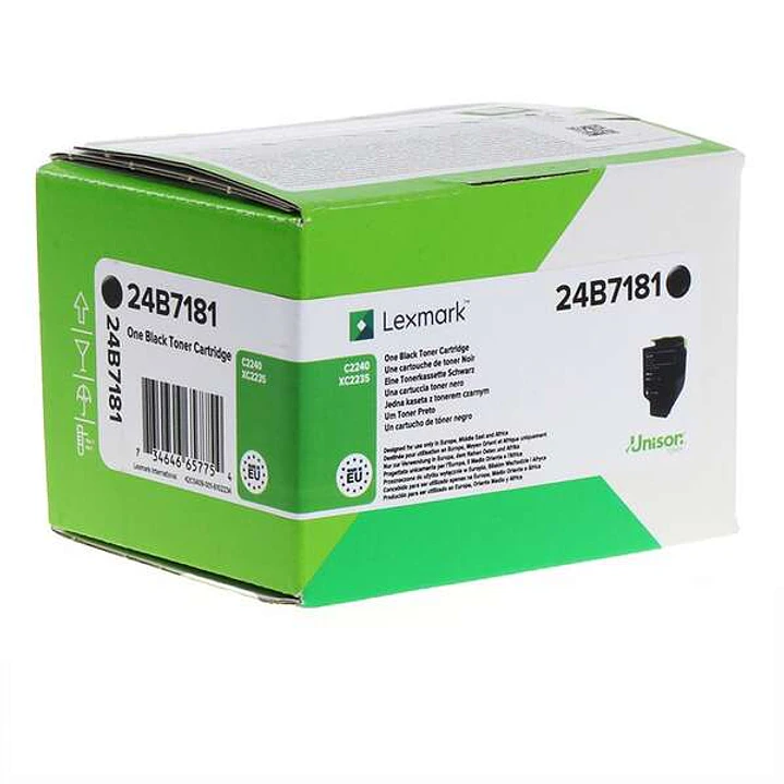 Lexmark C2240/XC2235 Negro Cartucho de Toner Original - 24B7181 1