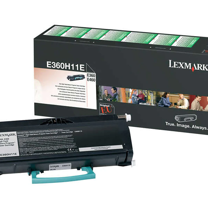 Lexmark E360/E460 Negro Cartucho de Toner Original - E360H31E 1