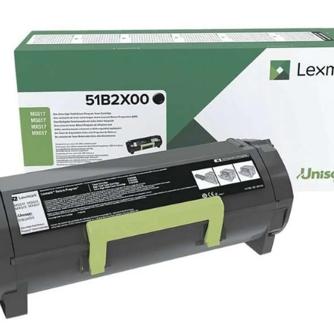 Lexmark MS517/MS617/MX517/MX617 Negro Cartucho de Toner Original - 51B2X00 1