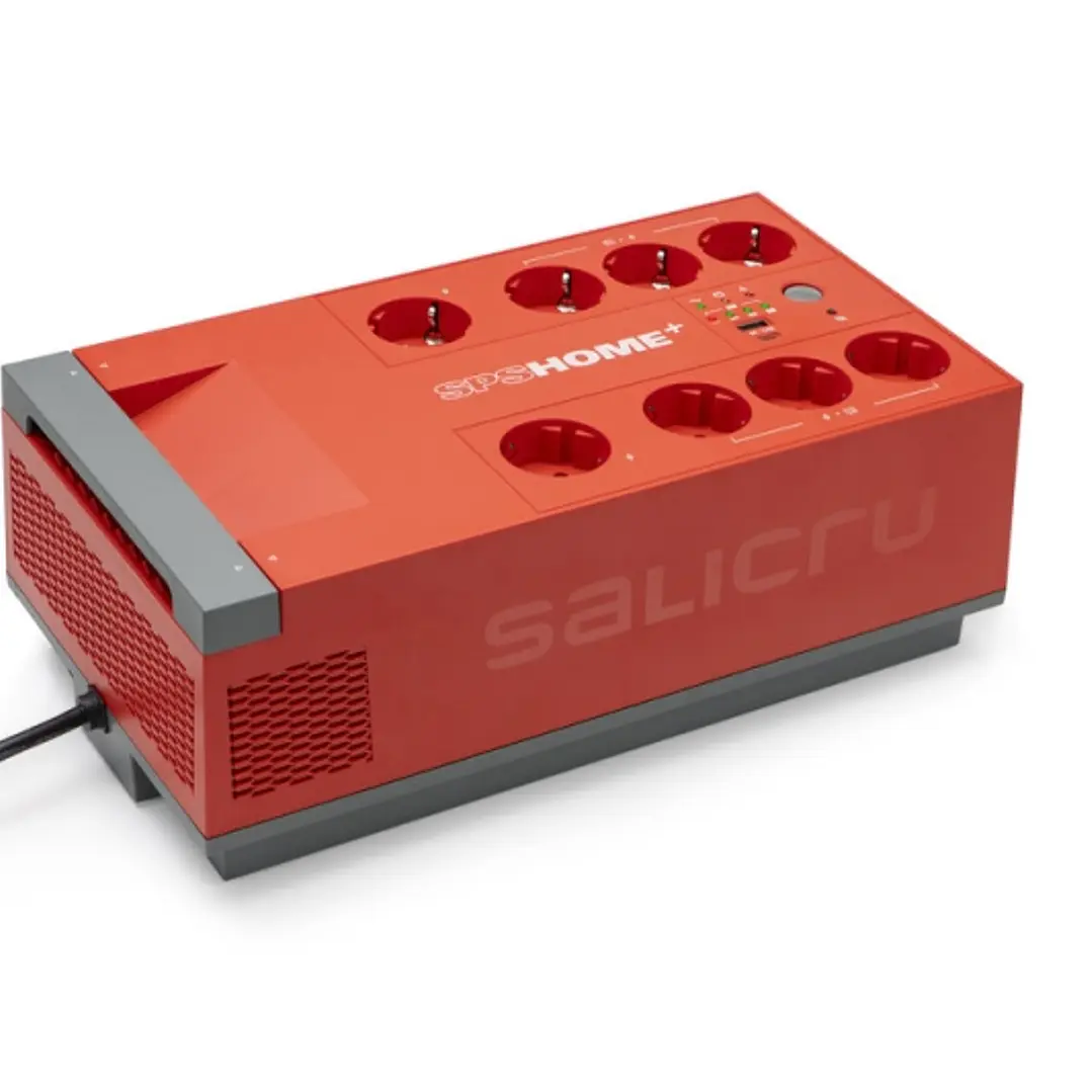 Salicru SPS 850 HOME+ Sistema de Alimentacion Ininterrumpida - SAI/UPS - 850 VA - Off-line Multibase - Color Rojo 1