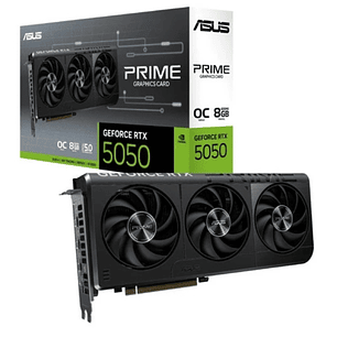 Asus GeForce PRIME RTX 5050 OC Edition Tarjeta Grafica 8GB GDDR6 Reflex 2 RTX AI DLSS4
